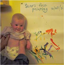 Star's 1st painting